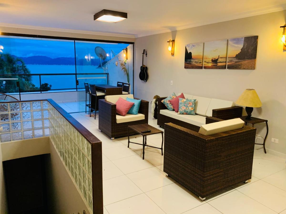 Lindo Duplex Pe Na Areia Com Praia Privativa كاراغواتاتوبا المظهر الخارجي الصورة